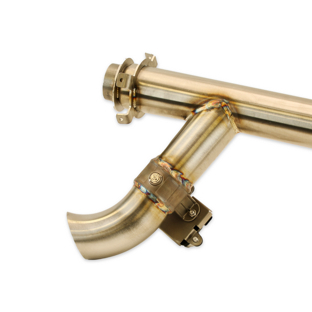 SIDE PIECE Header Pipe with Electronic Cutout - Can-Am Maverick X3