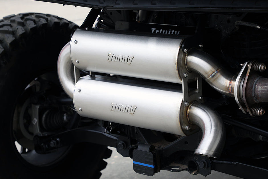 POLARIS XPEDITION DUAL MUFFLER EXHAUST - QUIET SLIP ON