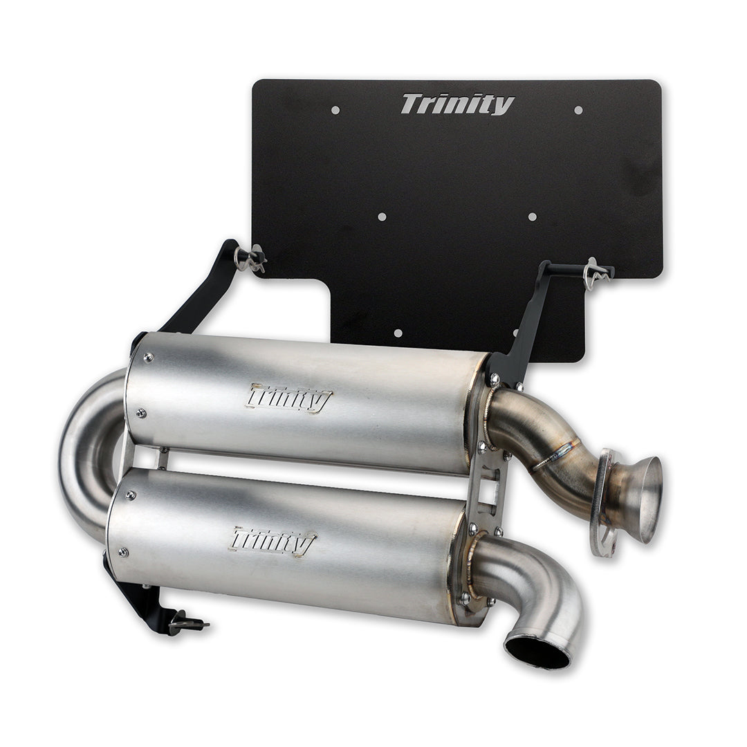 POLARIS XPEDITION DUAL MUFFLER EXHAUST - QUIET SLIP ON