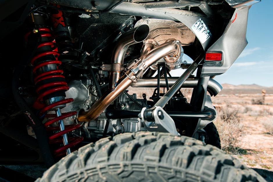 Can-Am Maverick R Sidepiece Valved Head Pipe