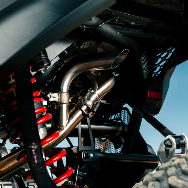 Can-Am Maverick R Sidepiece Valved Head Pipe