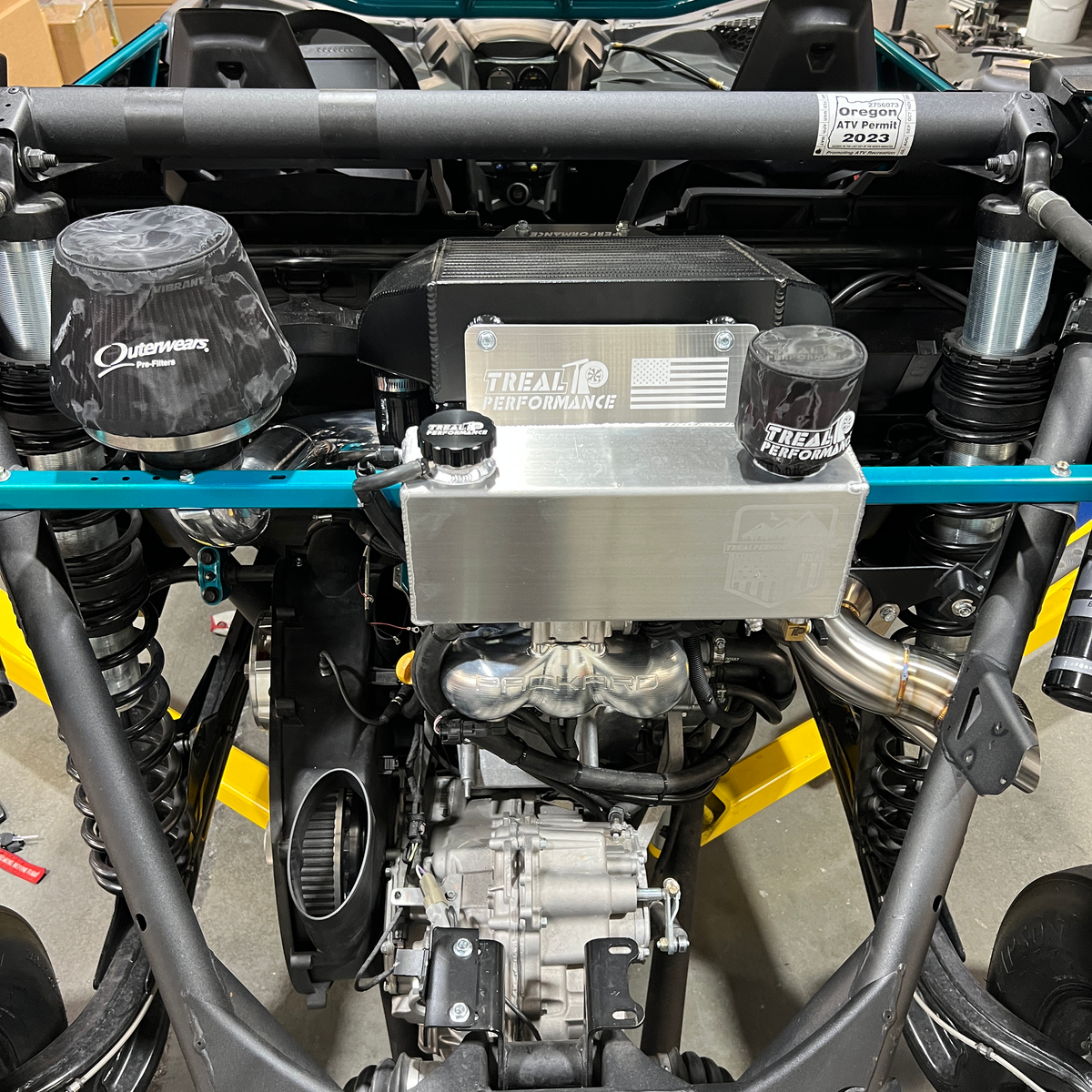 Treal Performance | 2017-2025 Can-Am X3 Coolant Reservoir Oil Catch Can Combo Tank