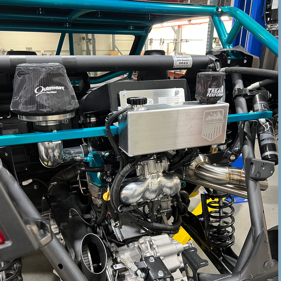 Treal Performance | 2017-2025 Can-Am X3 Coolant Reservoir Oil Catch Can Combo Tank