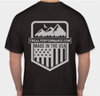 Treal Performance Made In USA | Grey Logo | Short Sleeve T-Shirt