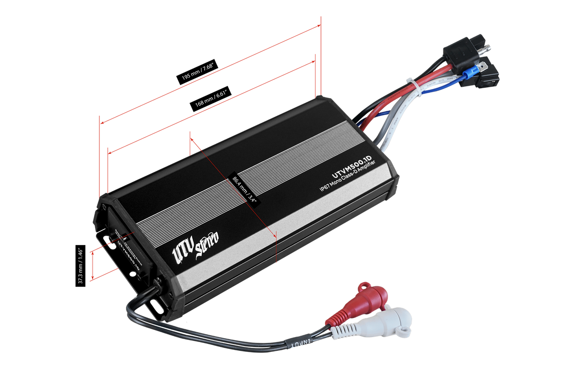 M-Series 500W Mono Amplifier | UTVM-500.1D Kawasaki