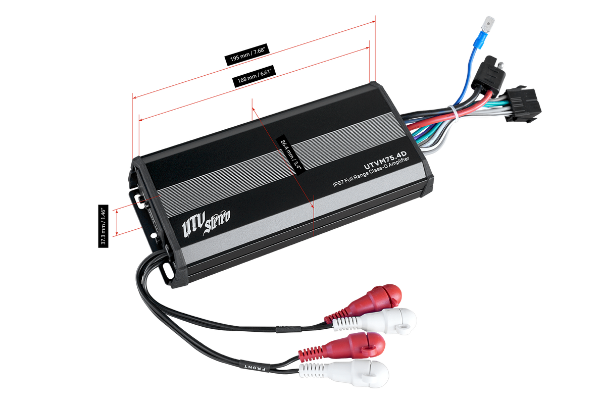 M-Series 600W 4-Channel Amplifier | UTVM-75.4D KAWASAKI