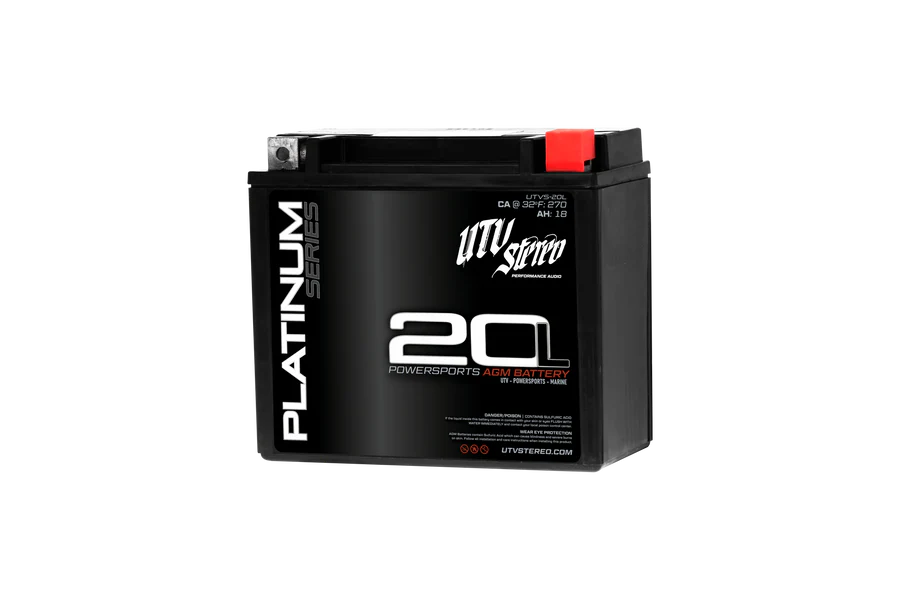 *UTV STEREO - PLATINUM SERIES AGM 20L BATTERY