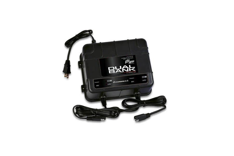 *UTV STEREO - DUAL-BANK BATTERY CHARGER / MAINTAINER