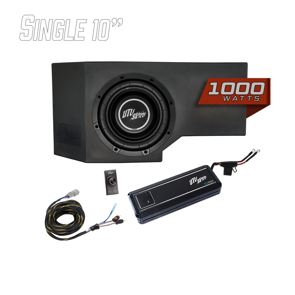 Can-Am® Defender HD11 1000W Single 10" Subwoofer Kit | UTVS-DEF2-1000-1-GO