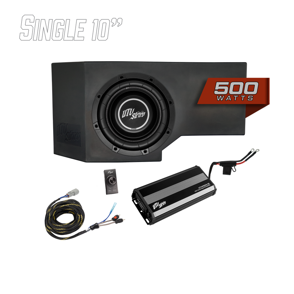 Can-Am® Defender HD11 500W Single 10" Subwoofer Kit | UTVS-DEF2-500-1-GO