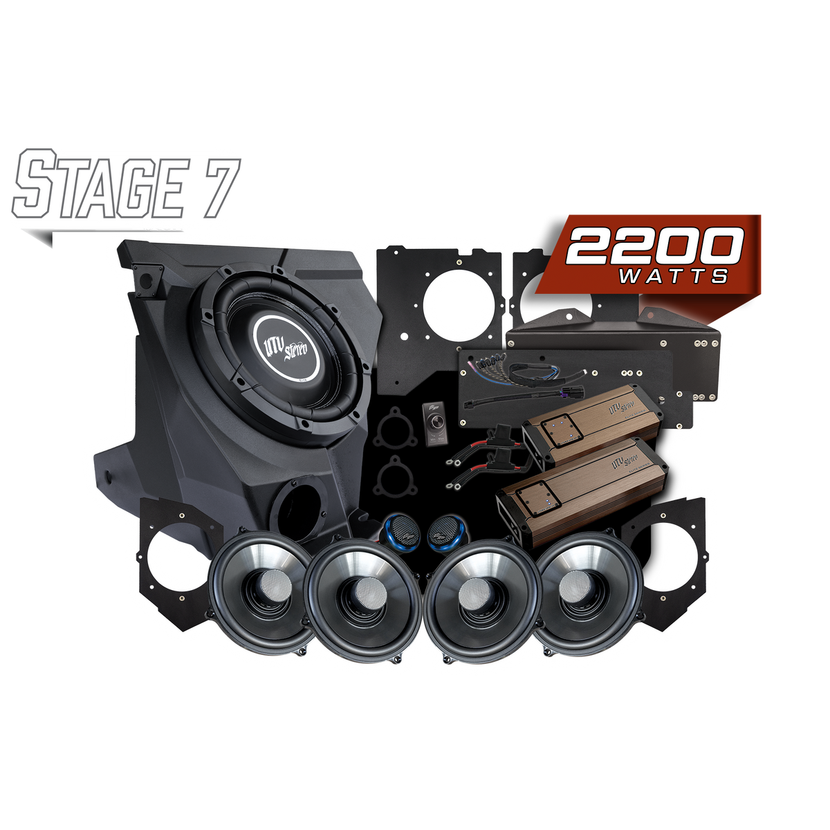 KAWASAKI® TERYX H2 GARMIN TREAD® Elite Stage 7 Stereo Kit | UTVS-H2-S7-GRM