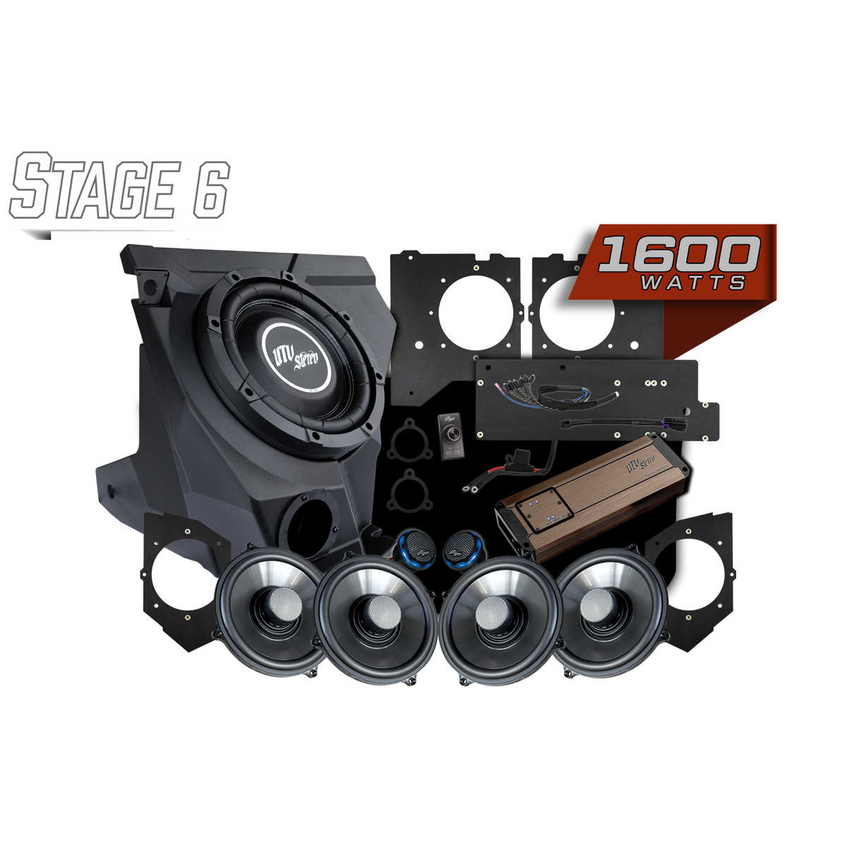 KAWASAKI® TERYX H2 GARMIN TREAD® Elite Stage 6 Stereo Kit | UTVS-H2-S6-GRM