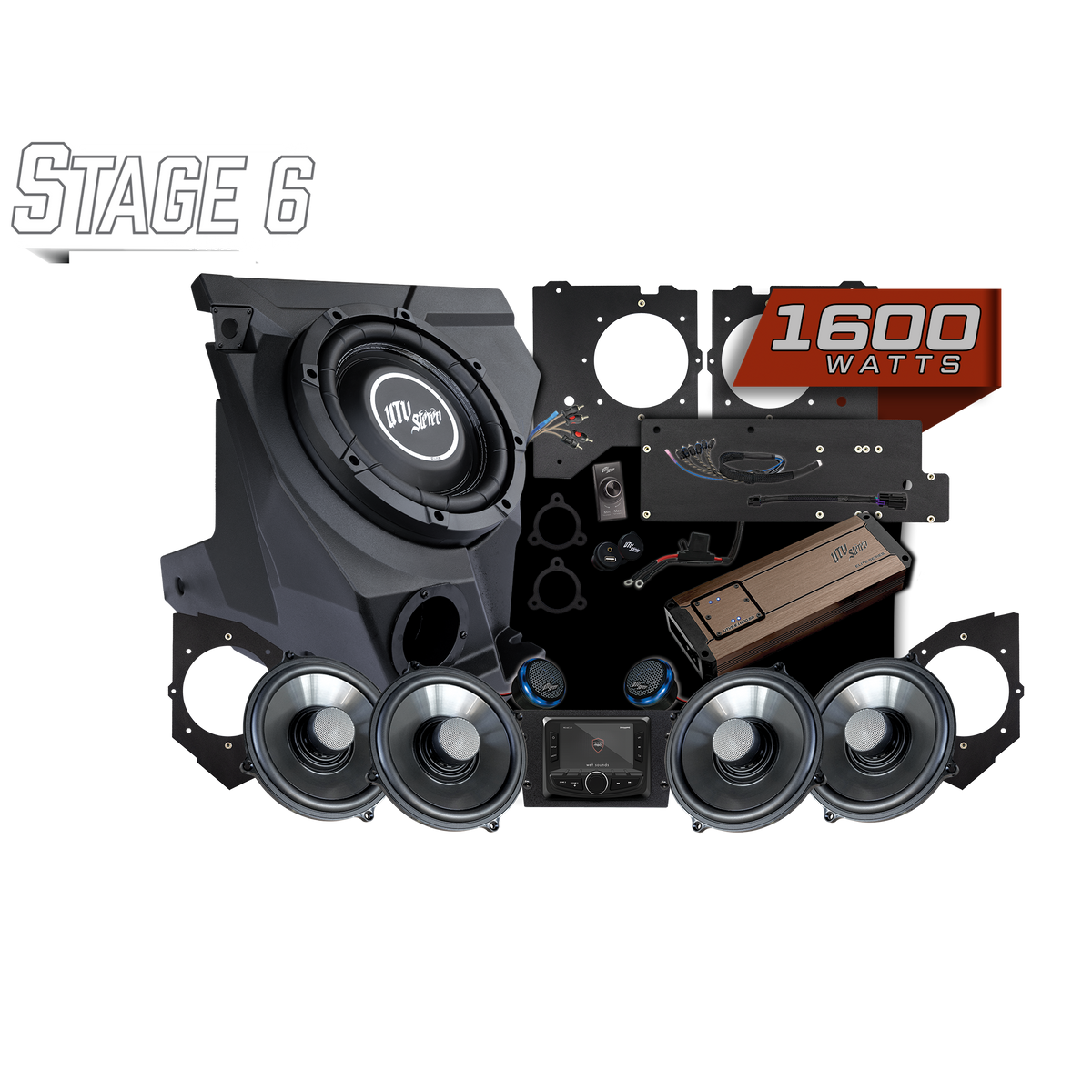 KAWASAKI® TERYX H2 Elite Stage 6 Stereo Kit | UTVS-H2-S6