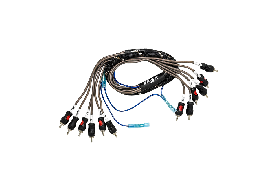 UTV Stereo 4-Channel RCA Harness - Front, Subwoofer + Remote | UTVS-HRN-RCA-2