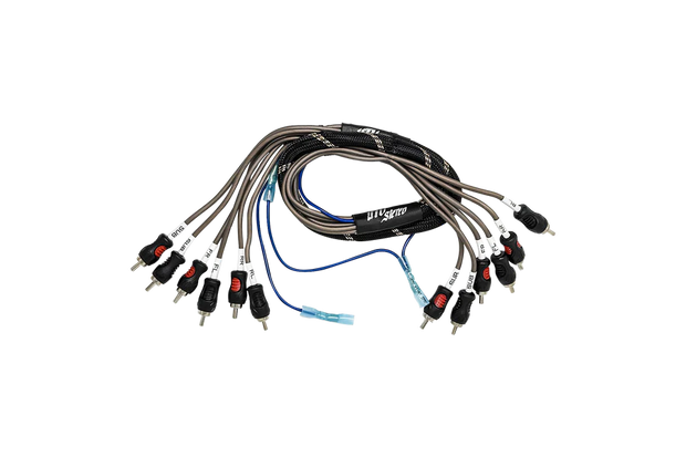 *UTV STEREO - UTV STEREO 6-CHANNEL RCA HARNESS - FRONT, REAR, SUBWOOFER, + REMOTE