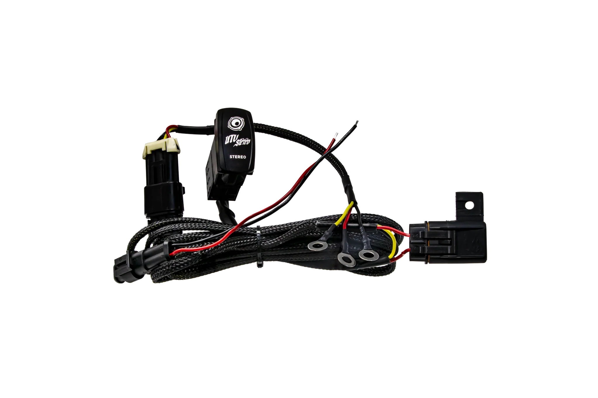 *UTV STEREO - SOURCE UNIT HARNESS + ROCKER SWITCH