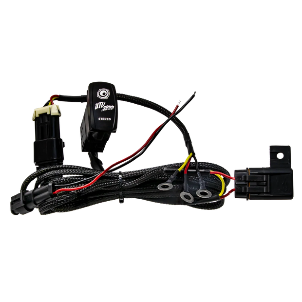 *UTV STEREO - SOURCE UNIT HARNESS + ROCKER SWITCH