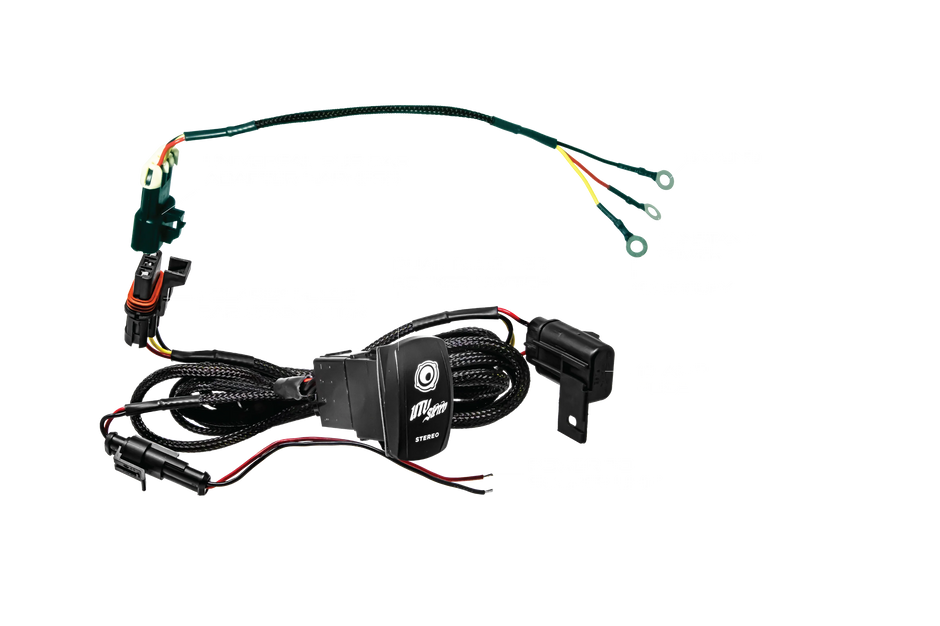 *UTV STEREO - SOURCE UNIT HARNESS + ROCKER SWITCH