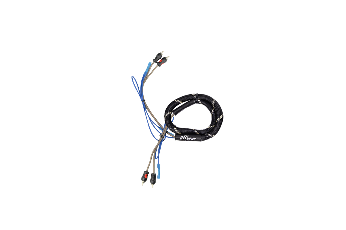 UTV Stereo 2-Channel RCA Harness - Front + Remote | UTVS-HRN-RCA-1