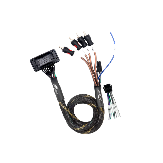 '20-'26 RZR® Pro Series Ride Command Front & Rear RCA Output + Speaker Wire & Remote | UTVS-PRO-RC-RCA-OUT