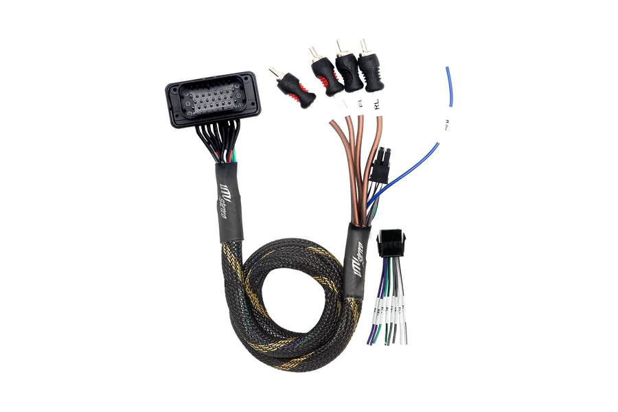 *UTV STEREO - '20-'26 RZR® PRO SERIES RIDE COMMAND FRONT & REAR RCA OUTPUT + SPEAKER WIRE & REMOTE