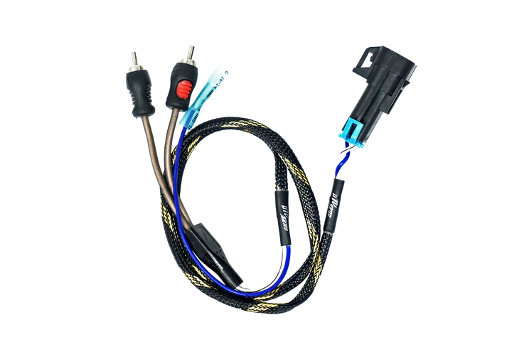 *UTV STEREO - POLARIS PRO XP PRO R PRO S RIDE COMMAND SUB AMP RCA INSTALL OUTPUT HARNESS