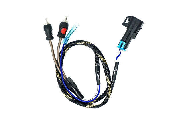 *UTV STEREO - POLARIS PRO XP PRO R PRO S RIDE COMMAND SUB AMP RCA INSTALL OUTPUT HARNESS