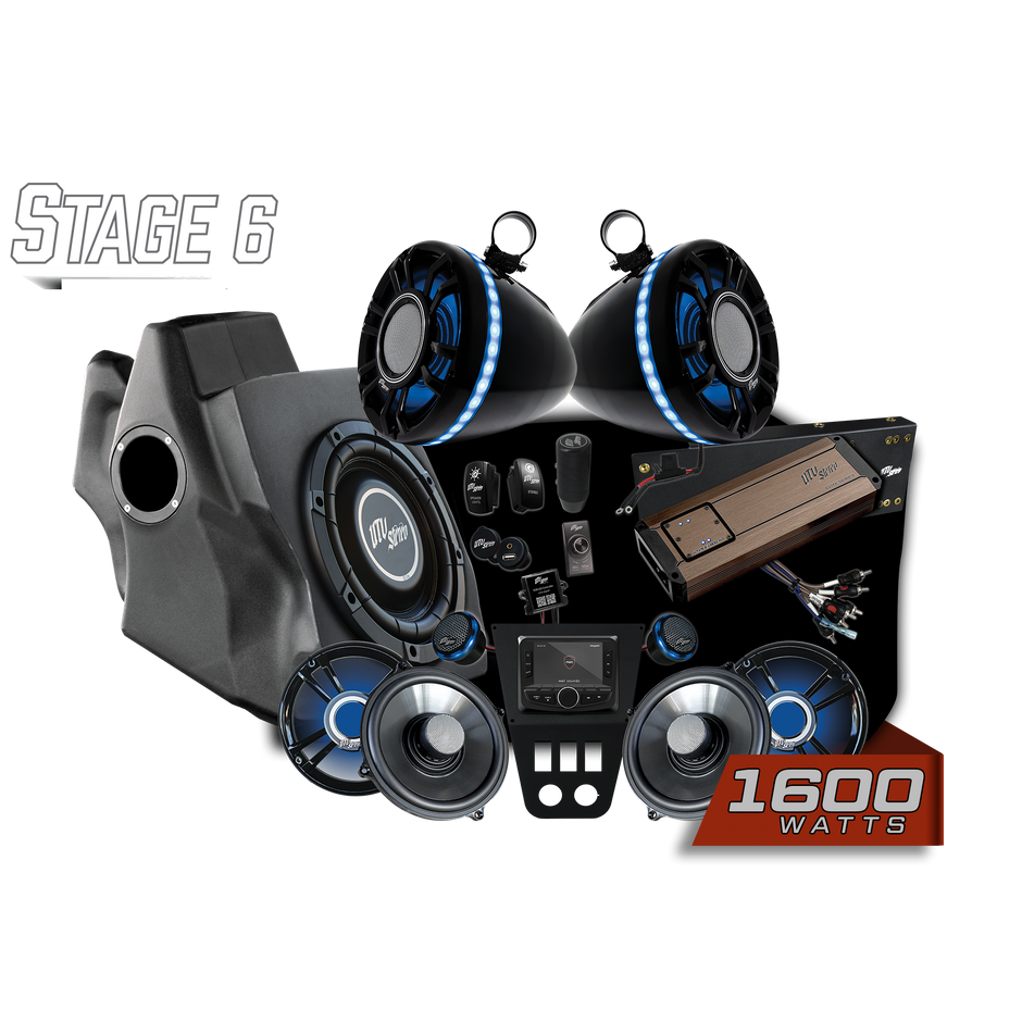 '20-'24 RZR® Pro Series Elite Stage 6 Stereo Kit | UTVS-PRO-S6-E