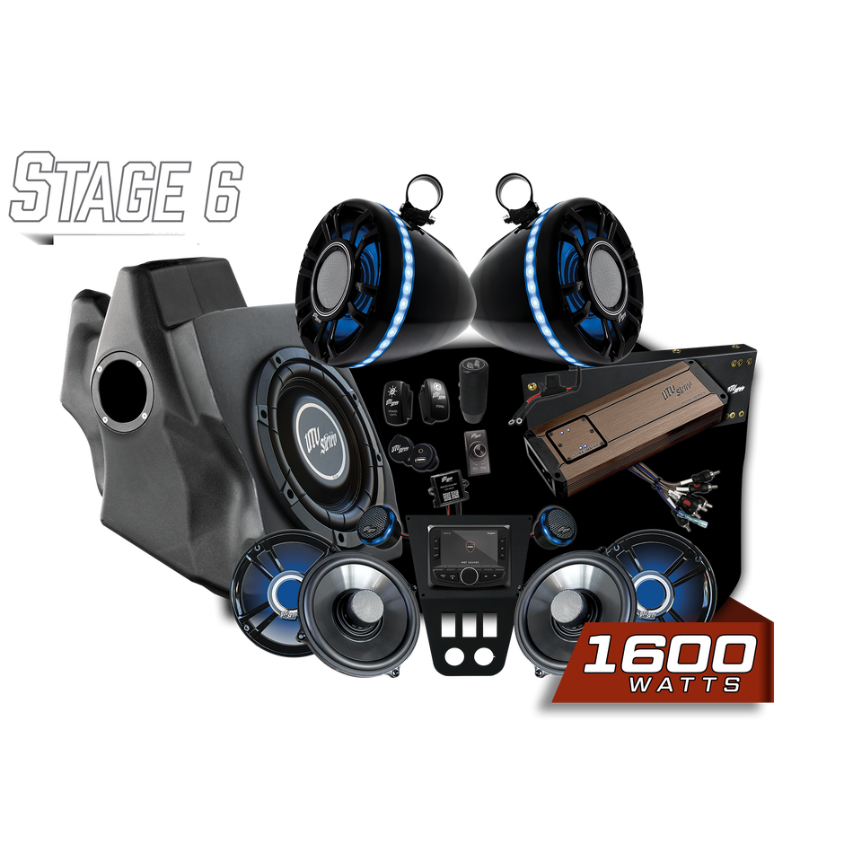 '20-'24 RZR® Pro Series Elite Stage 6 Stereo Kit | UTVS-PRO-S6-E