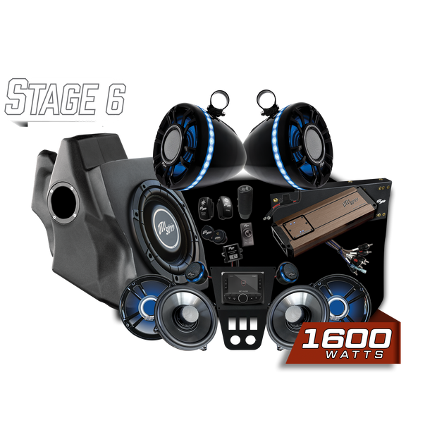 '20-'24 RZR® Pro Series Elite Stage 6 Stereo Kit | UTVS-PRO-S6-E