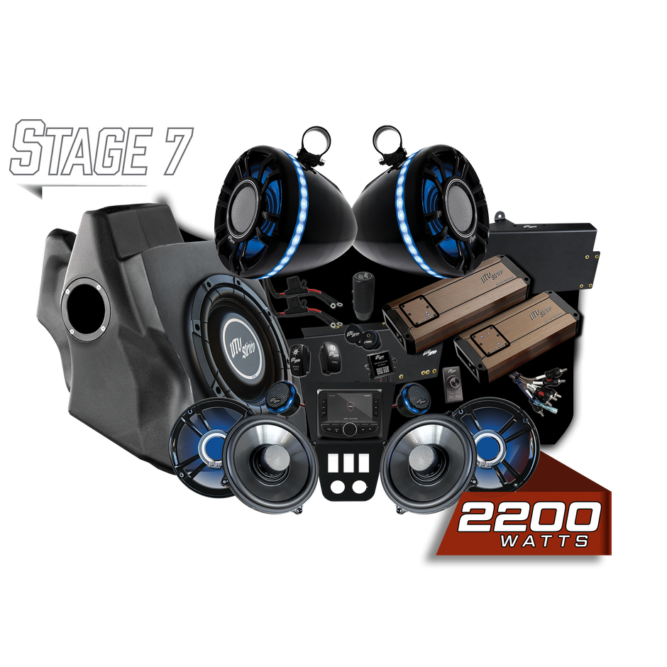 '20-'24 RZR® Pro Series Elite Stage 7 Stereo Kit | UTVS-PRO-S7-E
