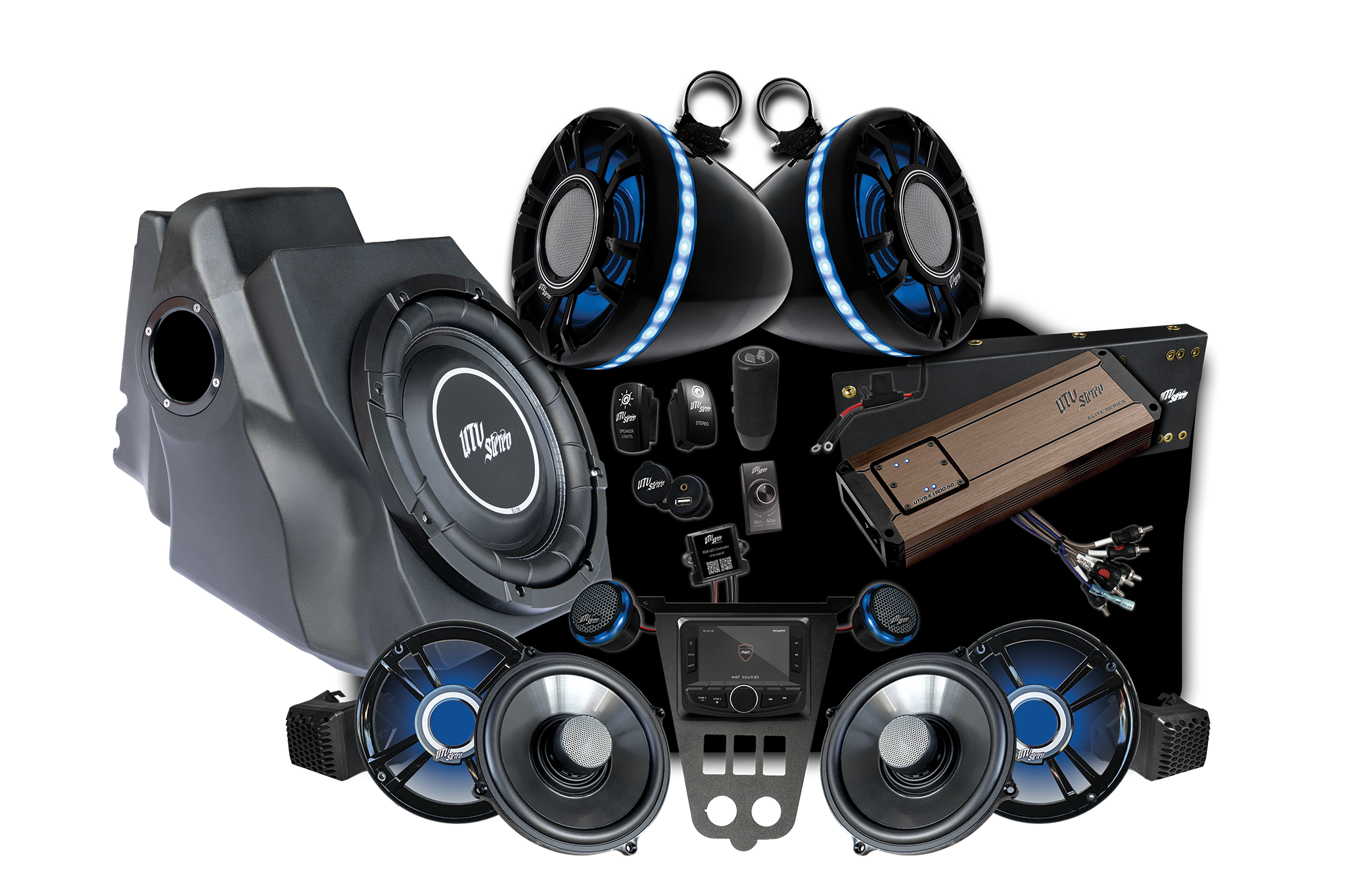 '25-'26 RZR® Pro Series Elite Stage 6 Stereo Kit | UTVS-PRO2-S6-E