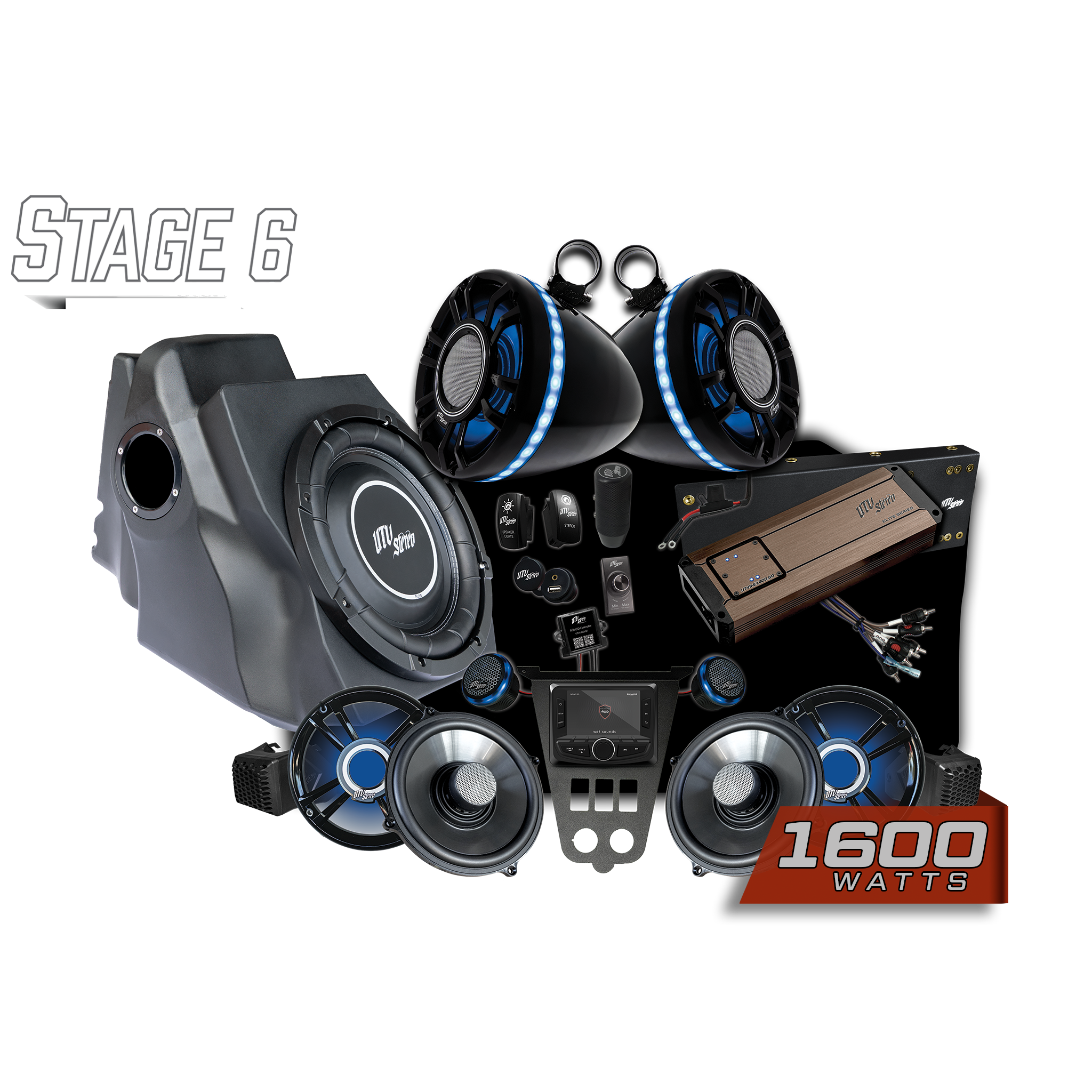 '25-'26 RZR® Pro Series Elite Stage 6 Stereo Kit | UTVS-PRO2-S6-E