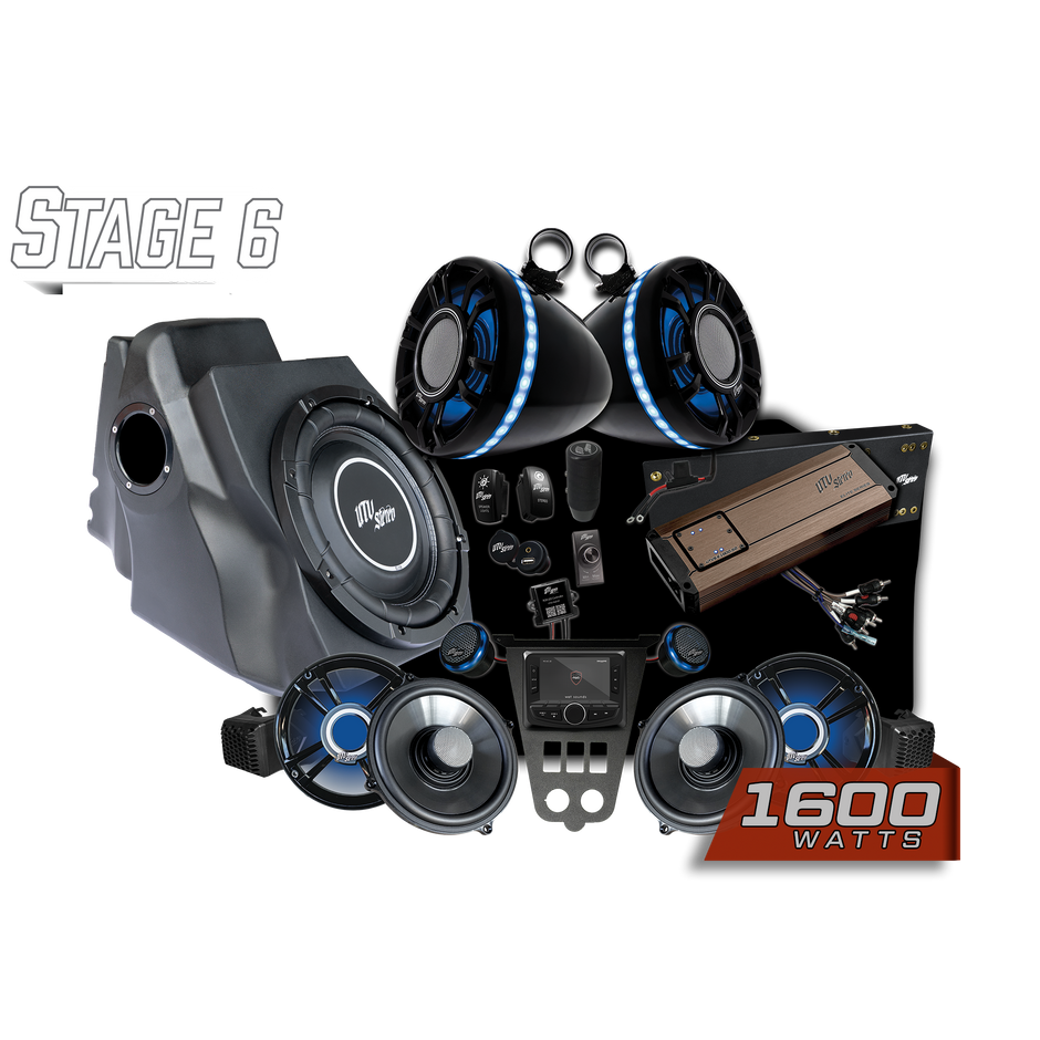 '25-'26 RZR® Pro Series Elite Stage 6 Stereo Kit | UTVS-PRO2-S6-E