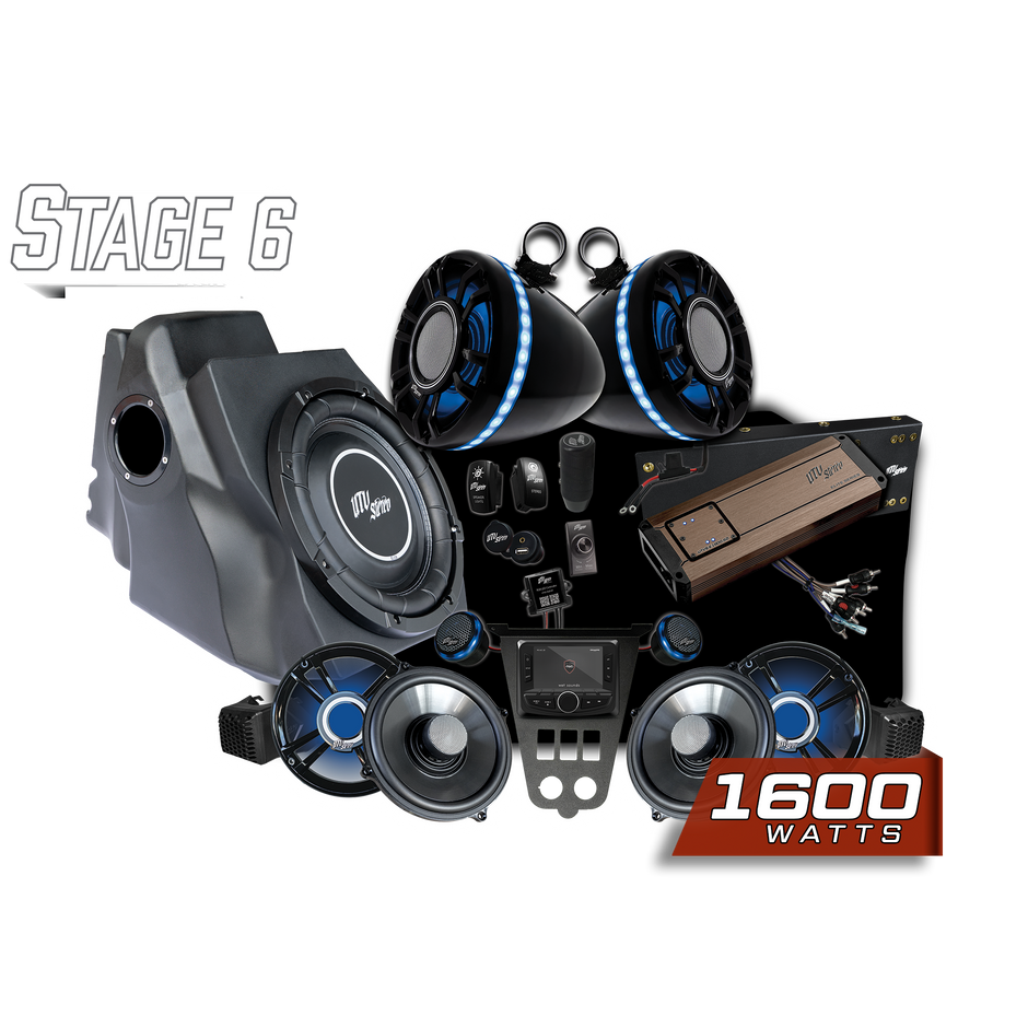 '25-'26 RZR® Pro Series Elite Stage 6 Stereo Kit | UTVS-PRO2-S6-E