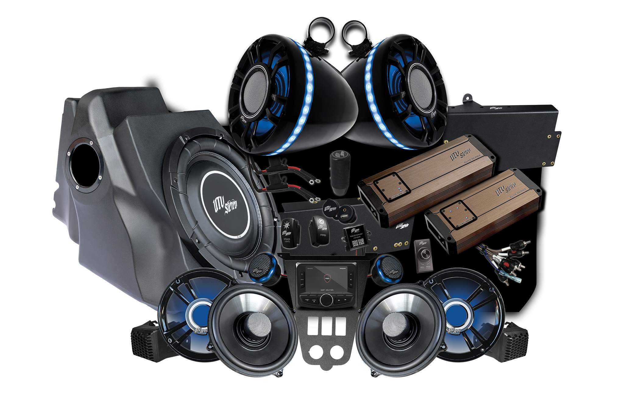 '25-'26 RZR® Pro Series Elite Stage 7 Stereo Kit | UTVS-PRO2-S7-E