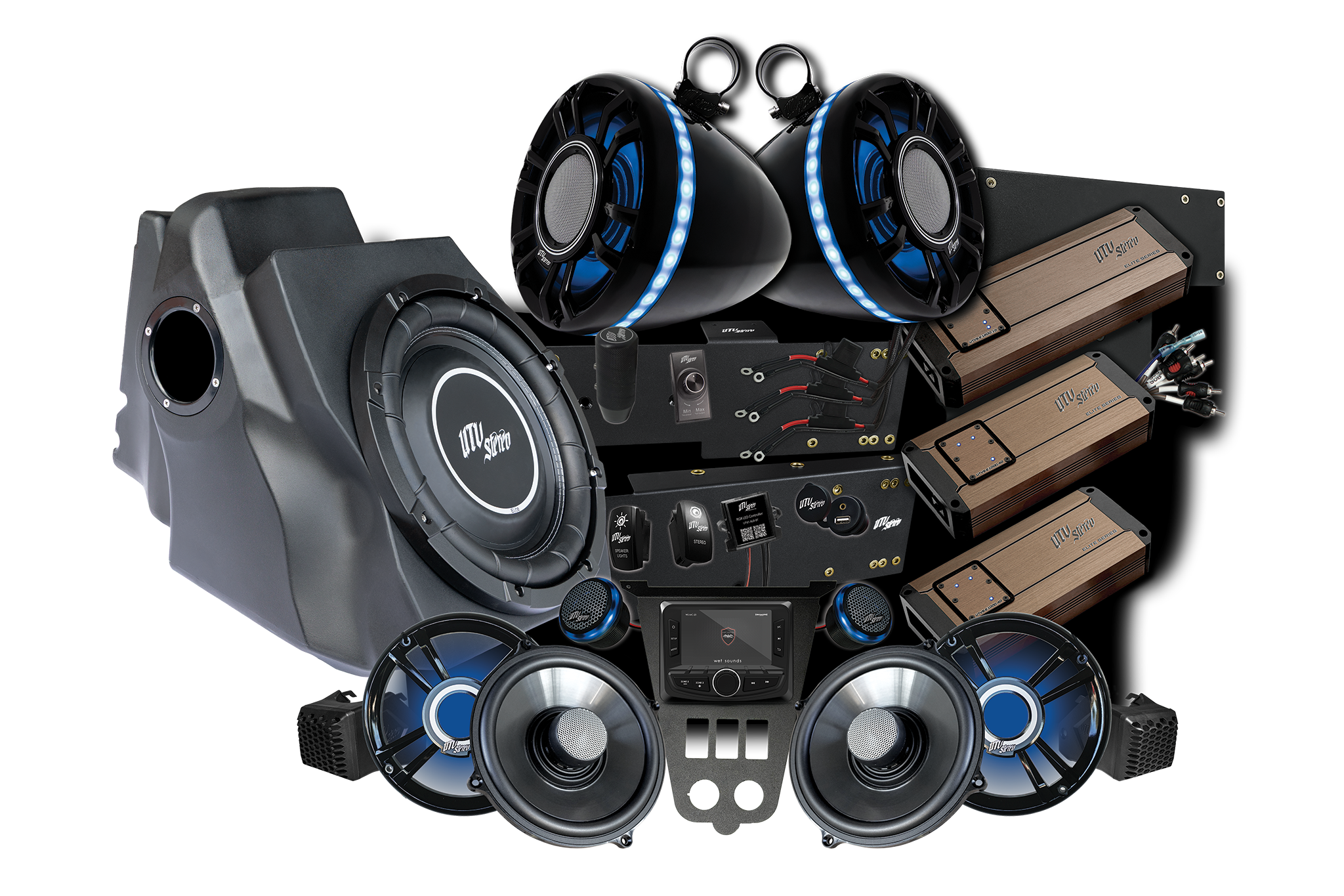 '25-'26 RZR® Pro Series Elite Stage 8 Stereo Kit | UTVS-PRO2-S8-E