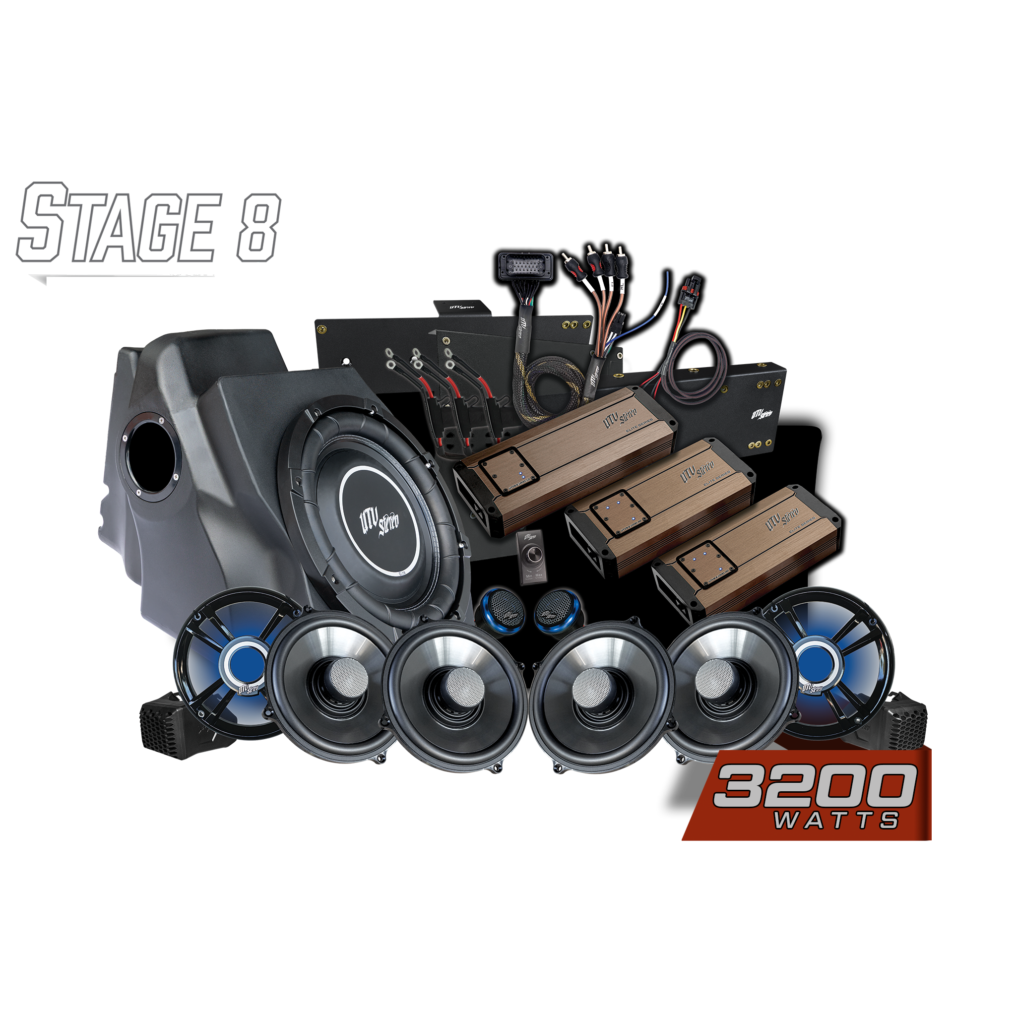 '25-'26 RZR® Pro Series Ride Command® Stage 8 Stereo Kit | UTVS-PRO2-S8-RC
