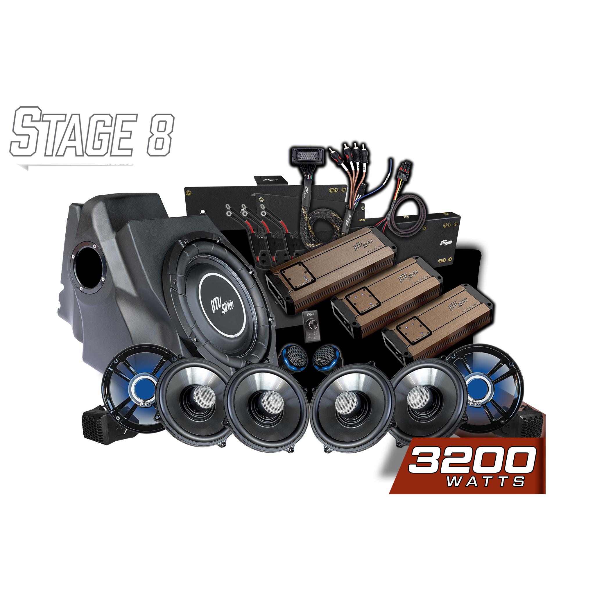 '25-'26 RZR® Pro Series Ride Command® Stage 8 Stereo Kit | UTVS-PRO2-S8-RC