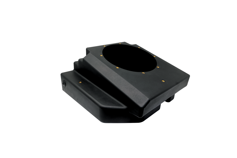 Can-Am® Maverick R 10" Rear Passenger Subwoofer Enclosure (4-SEAT MODELS) – Unloaded | UTVS-R-ENC-PASS-4R