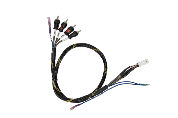 *UTV STEREO - CAN-AM® MAVERICK R BRP GO FRONT & REAR RCA OUTPUT HARNESS + REMOTE
