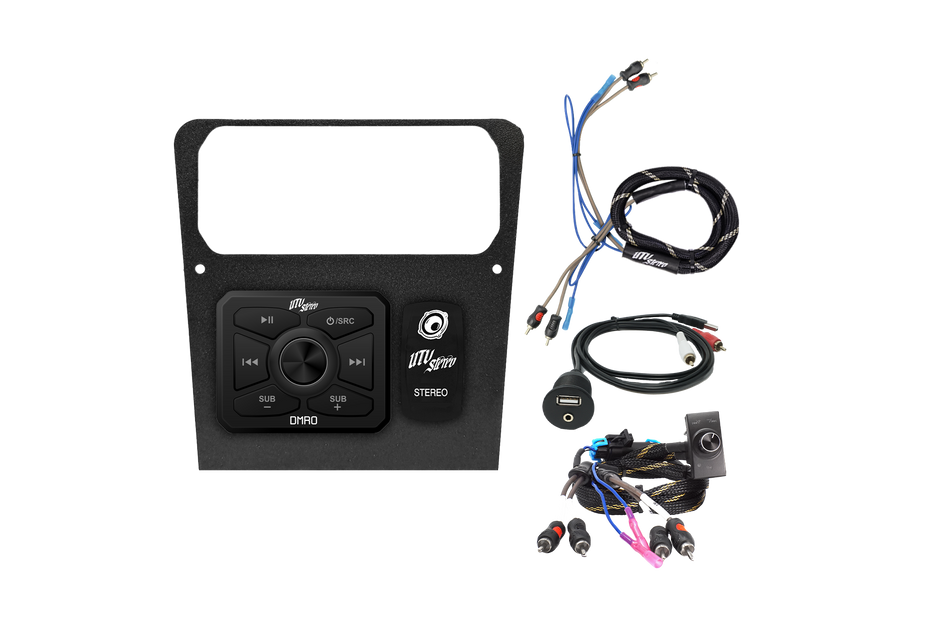 Maverick R Head Unit Mount Kit w/ Bass Knob | UTVS-R-HUMT-KIT-BASS-KNOB