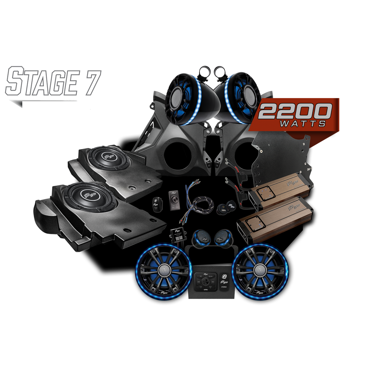 Can-Am® Maverick R Elite Series Stage 7 Stereo Kit | UTVS-R-S7-E