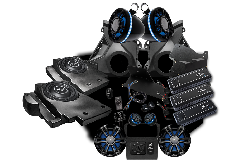 Can-Am® Maverick R Signature Series Stage 8 Stereo Kit | UTVS-R-S8-S