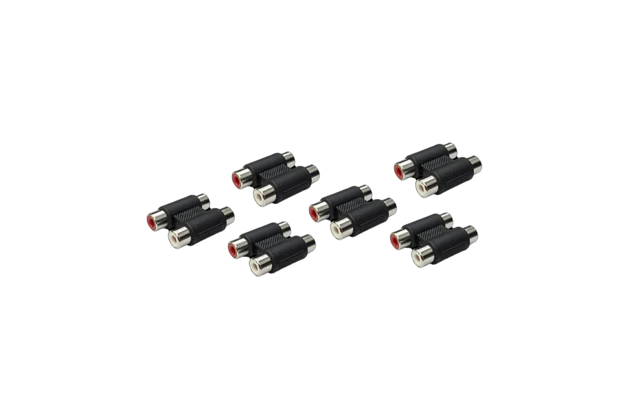 *UTV Stereo RCA Barrel Connectors Female (6-Pack)