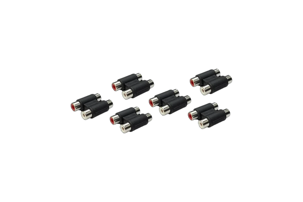 *UTV Stereo RCA Barrel Connectors Female (6-Pack)