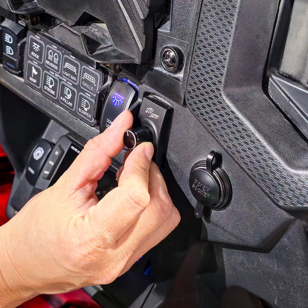 *UTV STEREO - ROCKER SWITCH BASS KNOB