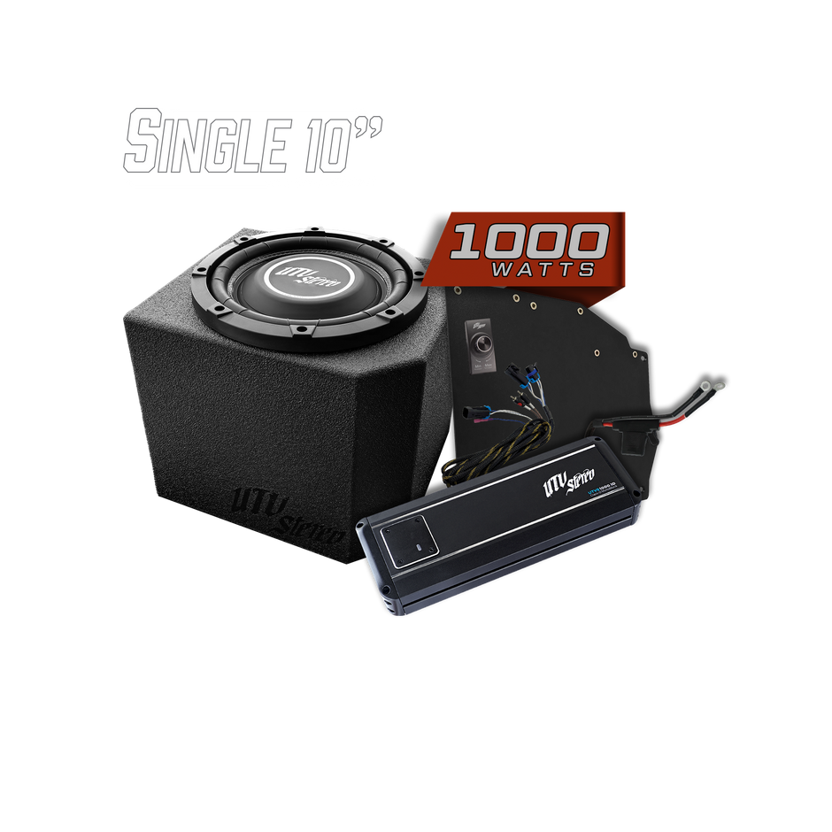 Polaris® Ranger 1000W Single 10" Subwoofer Kit | UTVS-RNG-SUB-1000-1