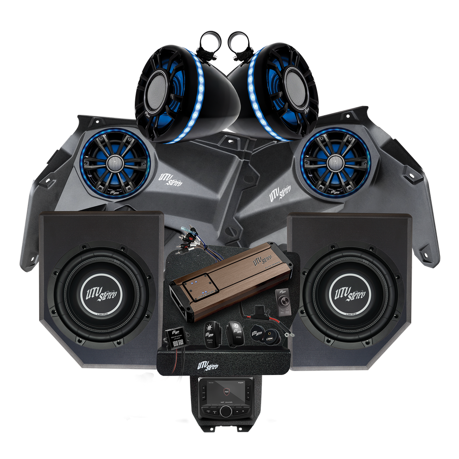 Can-Am® X3 Elite Series Stage 6 Stereo Kit | UTVS-X3-S6-E