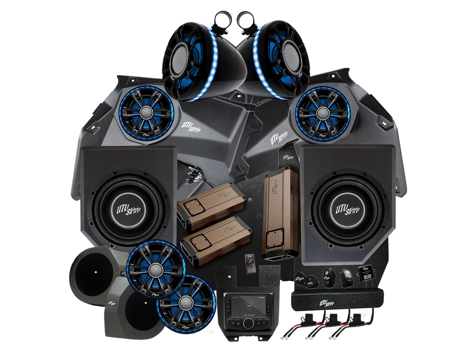 Can-Am® X3 Elite Series Stage 8 Stereo Kit | UTVS-X3-S8-E